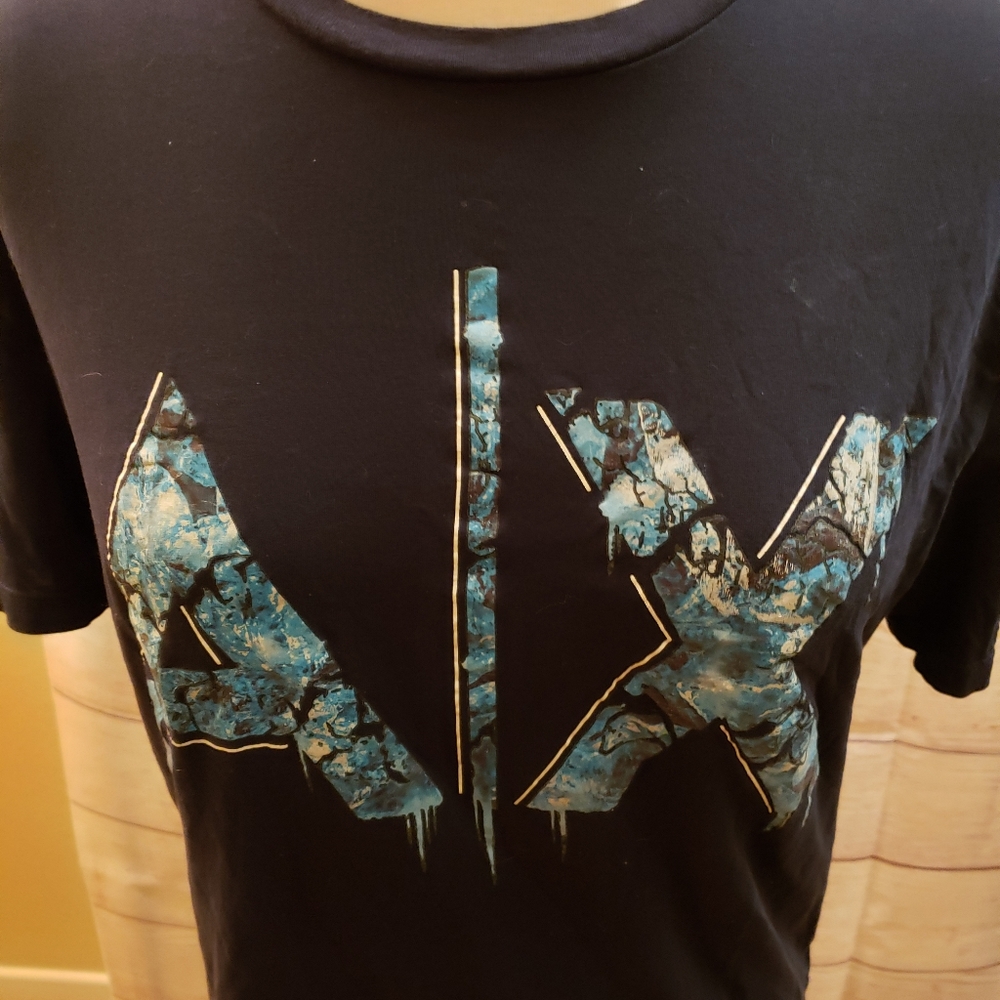 Armani Exchange size M. Navy blue T-shirt